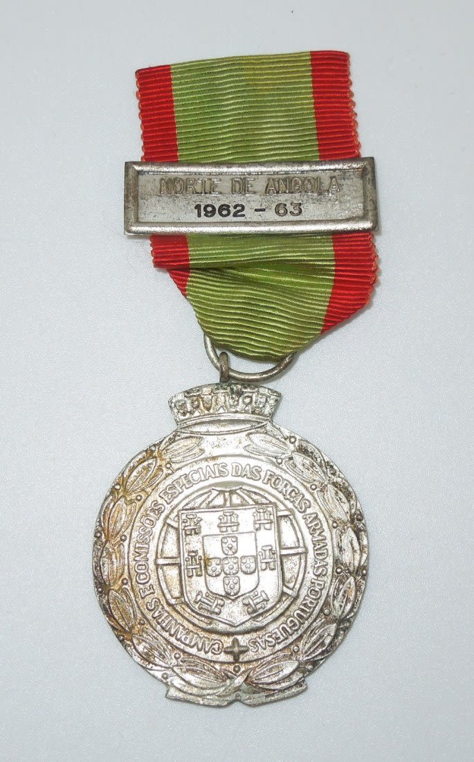 Lot 386A: Portugal Angola War Campaign Medal 1962 - 1963
