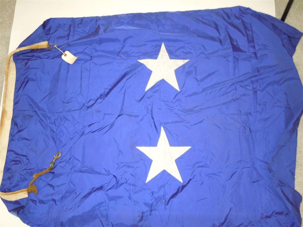 Lot 398: 1967 USN Navy Rear Admiral Officers Command At Sea Flag