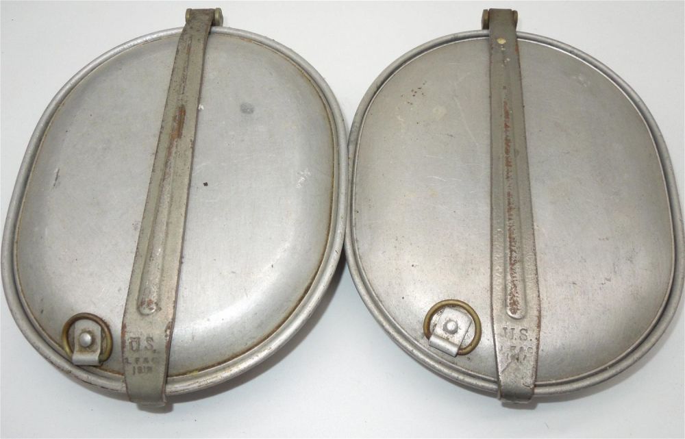 Lot 237: Lot (2) WWI US Military Mess Kits