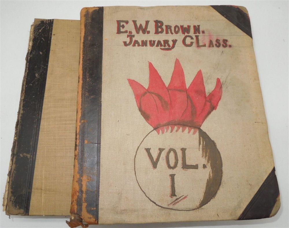Lot 250: WWI US Naval Gunner School Reference Note Books