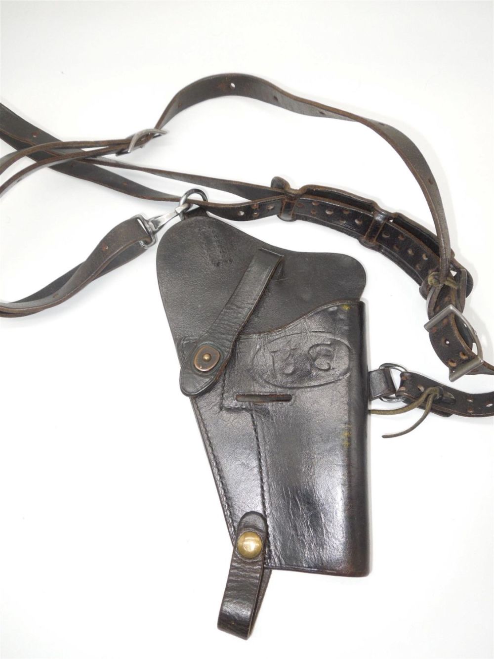 Lot 281: Vietnam War US Army Tanker Colt .45 Pistol Shoulder Holster