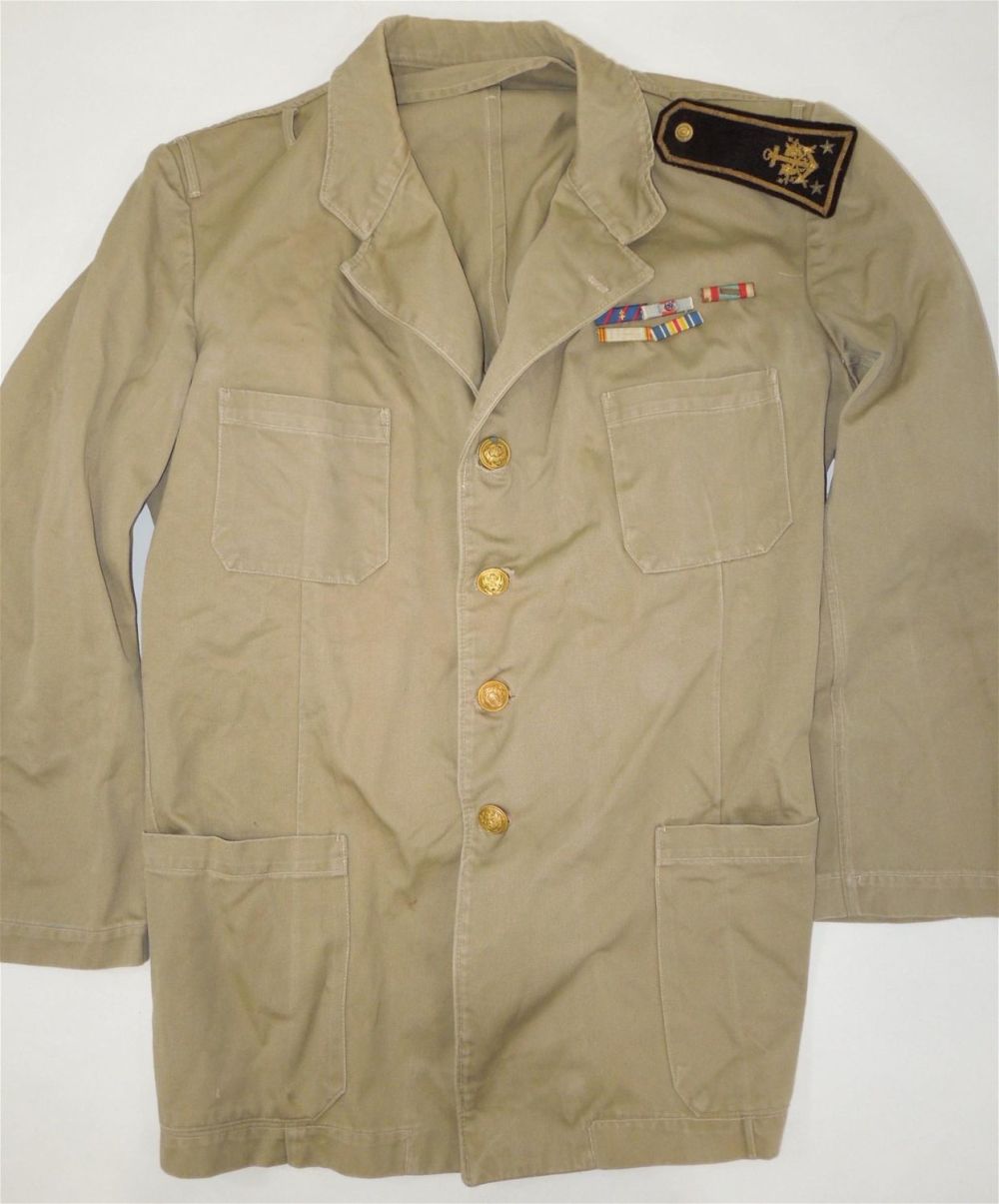 Lot 295: Vintage 1960s French Navy Admiral Officer Uniform