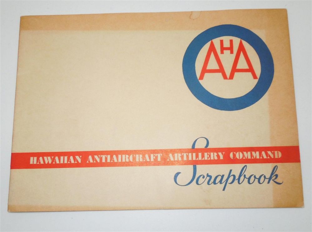 Lot 362: WWII Era Hawaiian Antiaircraft Artillery AAA Command Scrapbook