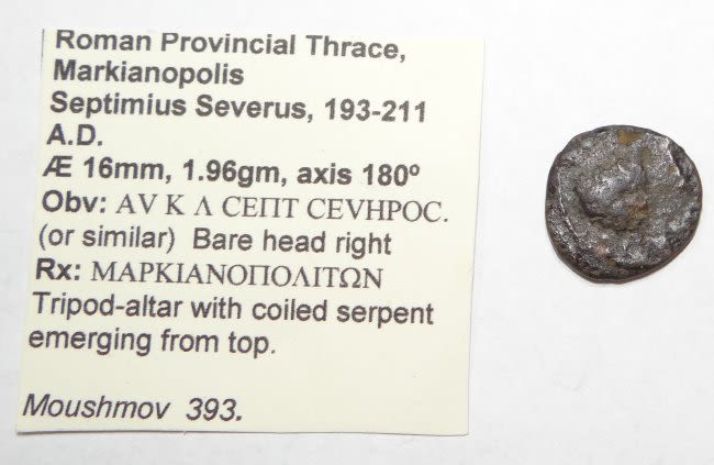 Lot 413: SEPTIMIUS SEVERUS Markianopolis Ancient Roman Coin