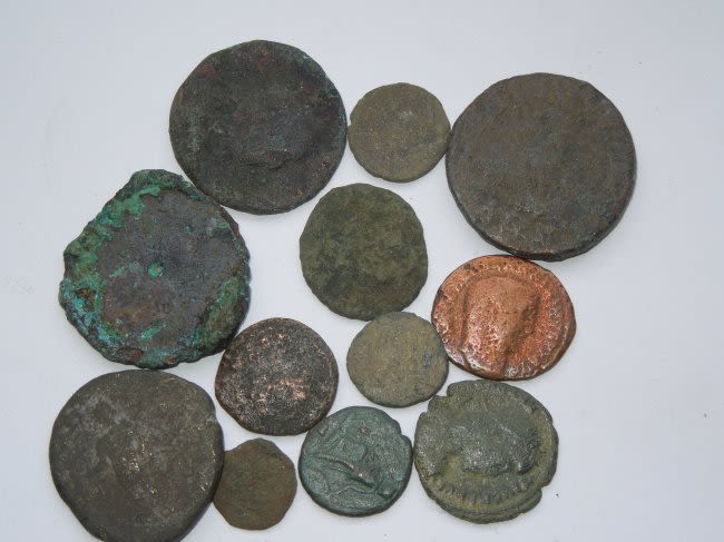 Lot 455: Ancient Roman Unidentified Coins Lot of 12 #1
