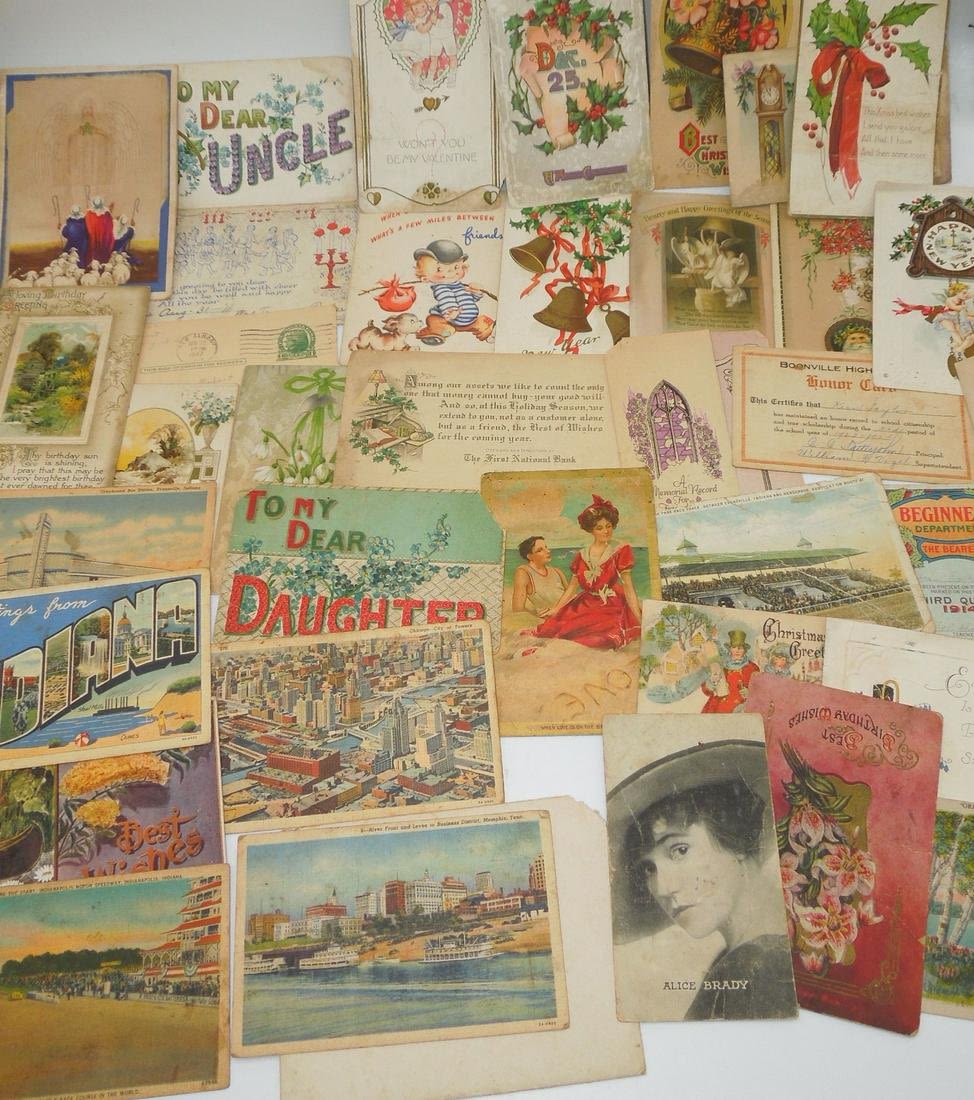 Lot 475: Lot 1800s - 1900s Postcards Various Types