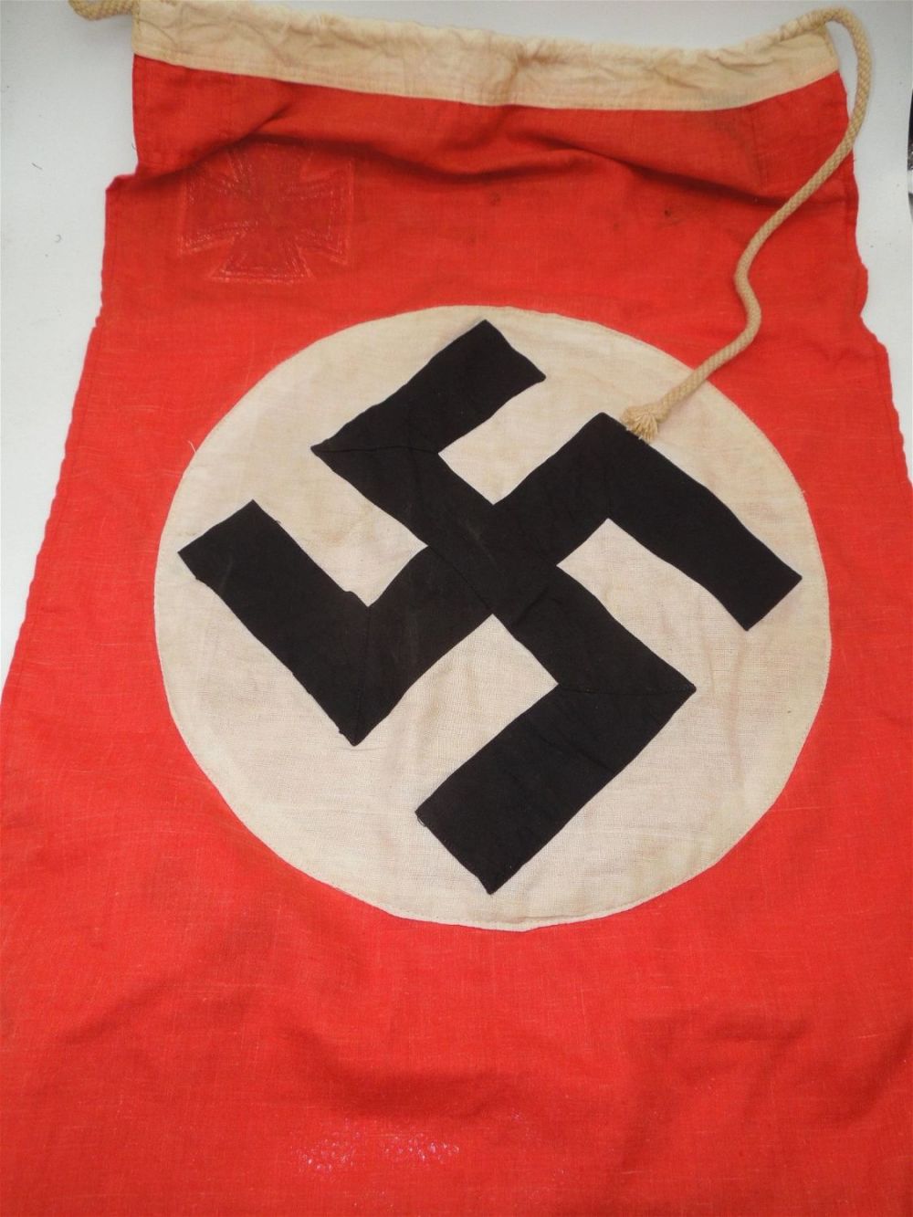 Lot 138: WWII German Naval Flag Ensign Dated 1944