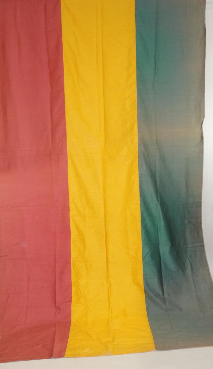 Lot 155: 1930s Bolivia National Flag Ensign Standard
