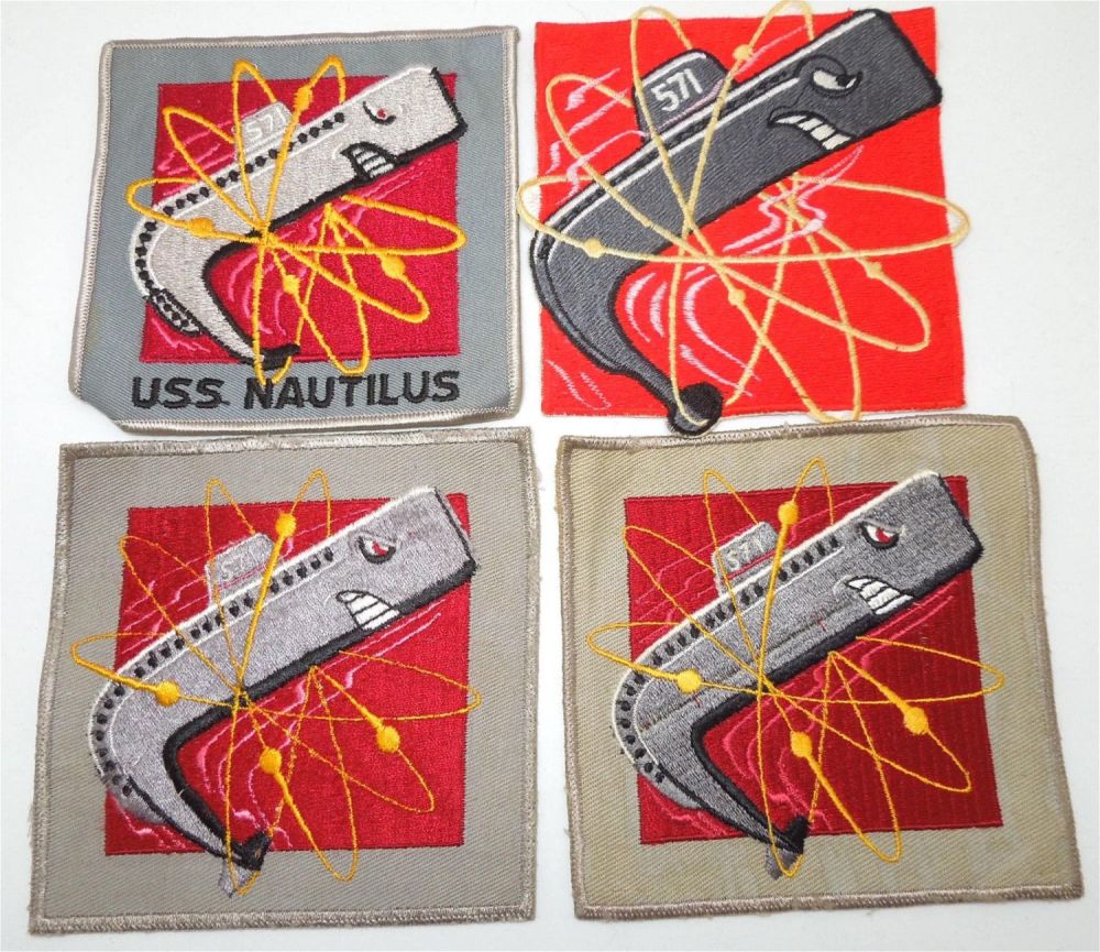 Lot 193: Lot (4) Vietnam War US Navy Patches USS Nautilus Submarine