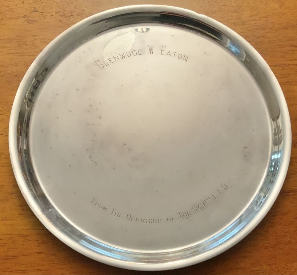 Lot 372: 1950s-1960s USAF Air Force 539th Fighter Interceptor Squadron Plate Named