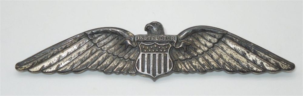 Lot 378: WWII US AAF Army Air Force Civilian Instructor Wings