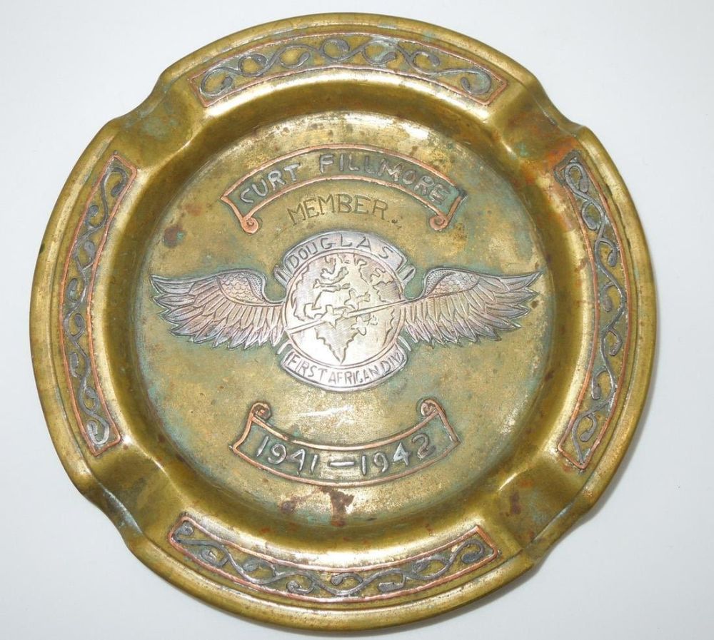 Lot 393: 1942 Ashtray Douglas Aircraft First African Division