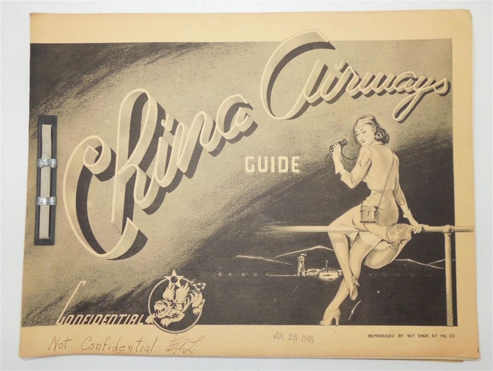 Lot 448: WWII 14th AAF Army Air Force China Airways Landing Strip Book Confidential