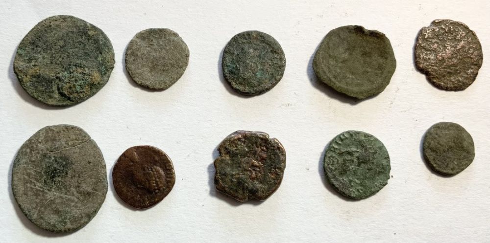 Lot 573: Ancient Roman Unidentified Coins Lot of 10 #3