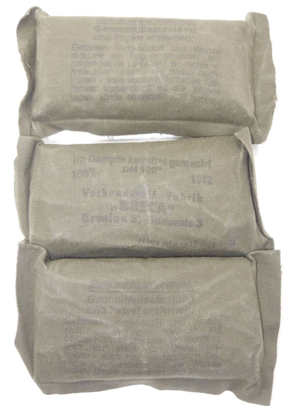 Lot 258: WWII German Army 1942 Wehrmacht Bandage Field Dressings (3) Lot
