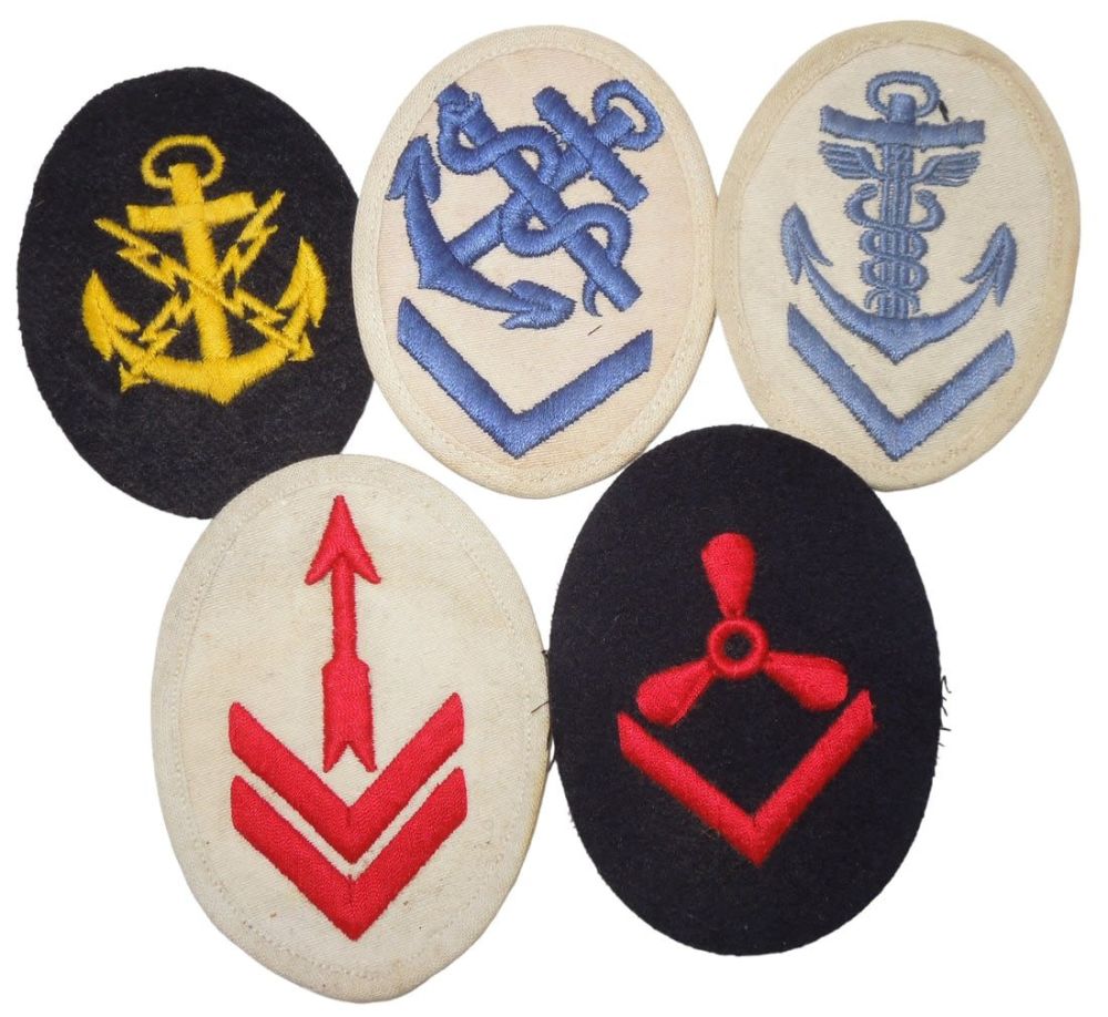 Lot 270: WWII German Navy Kriegsmarine Rate Rank Patches Lot (5) #3