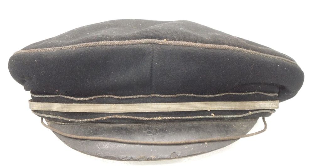Lot 302: Pre WWII German Bullion Visor Cap With Names Inside