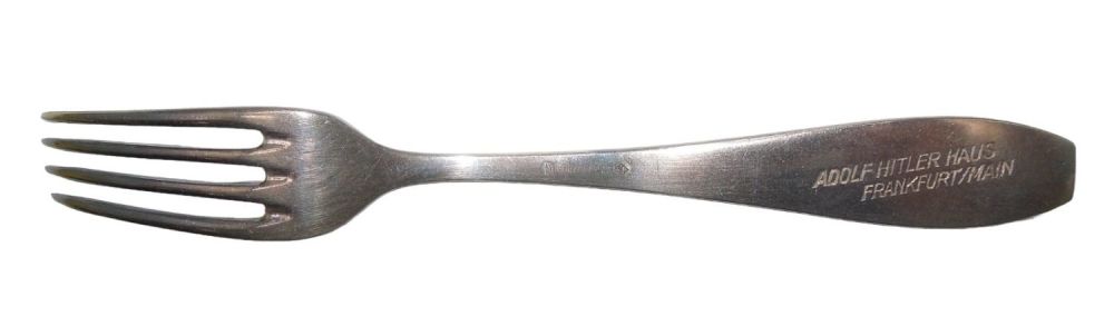 Lot 309: WWII Serving Fork From The Frankfurt Adolf Hitler Haus