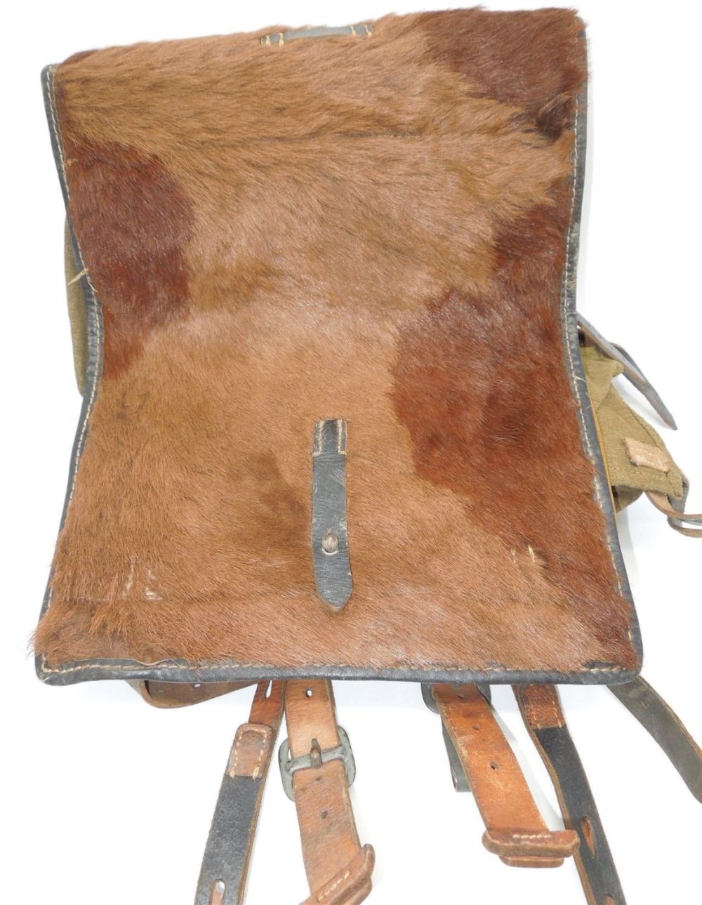 Lot 314: WWII German Wehrmacht 1943 Dated Fur Field Pack
