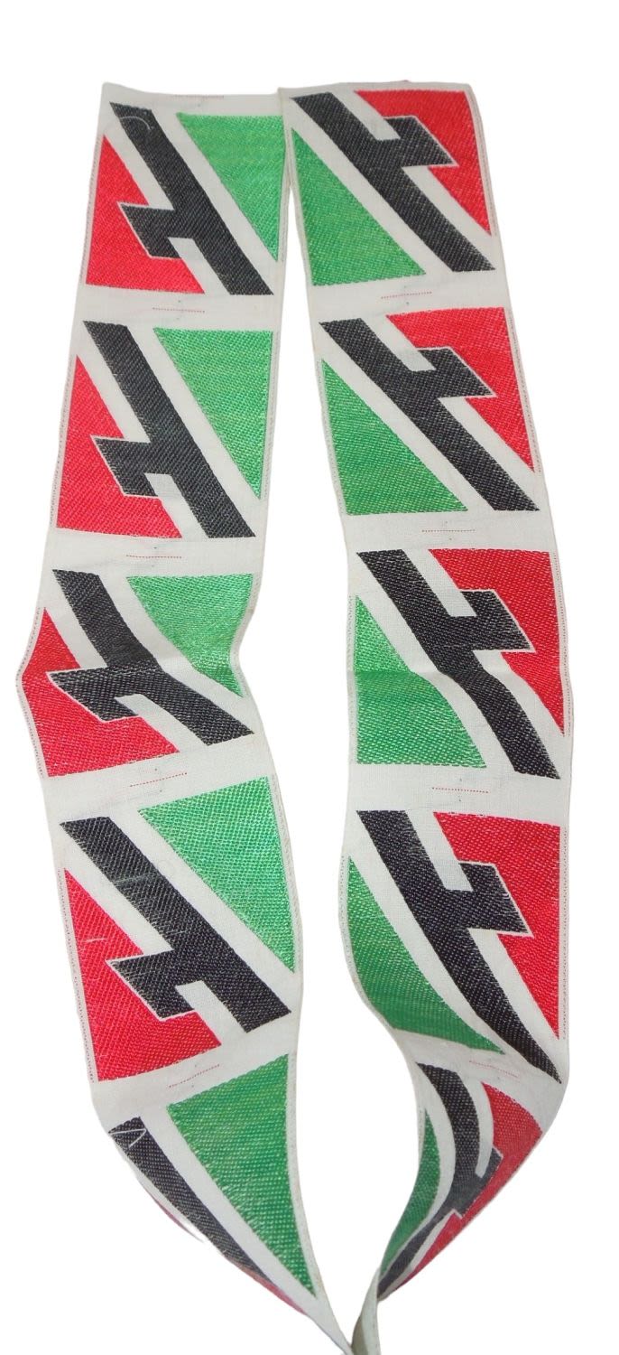 Lot 319: WWII Italian BeVo Fascist Youth Army Patch Insignia Strip