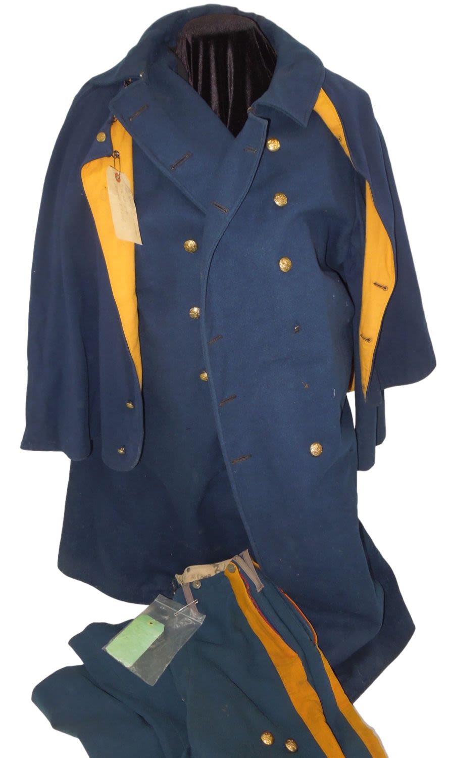 Lot 337: Screen Worn John Wayne Actor She Wore a Yellow Ribbon Movie Overcoat