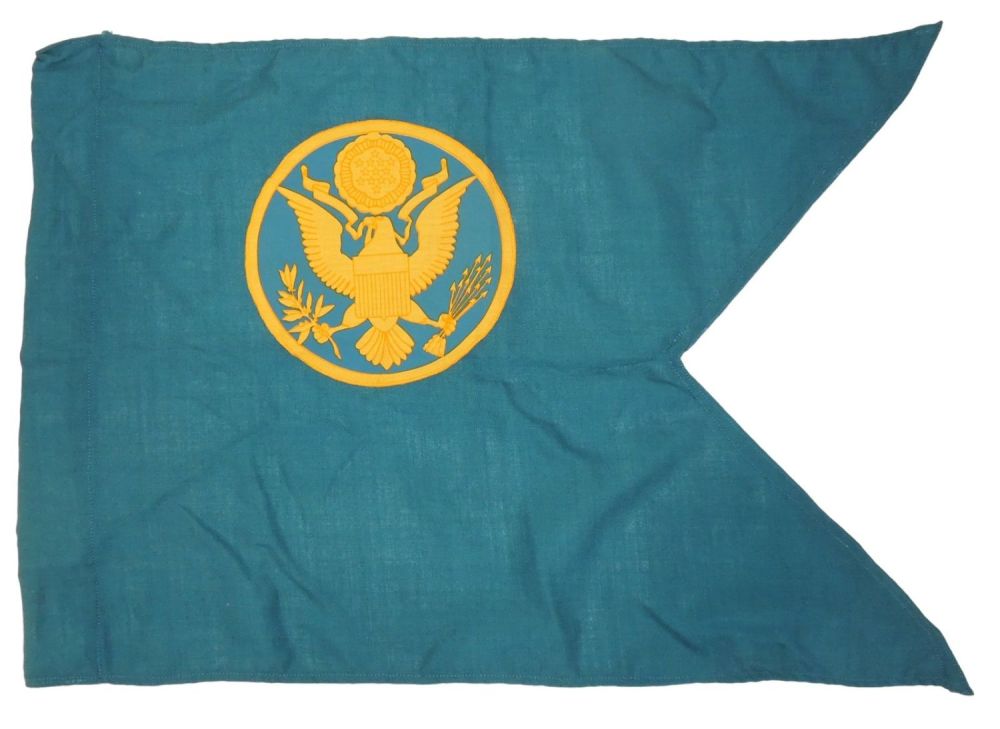 Lot 419: US Army Guidon Blank Unassigned Branch Flag