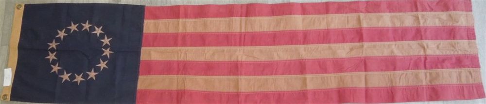 Lot 457: Centennial Celebration 13 Star US Flag Banner