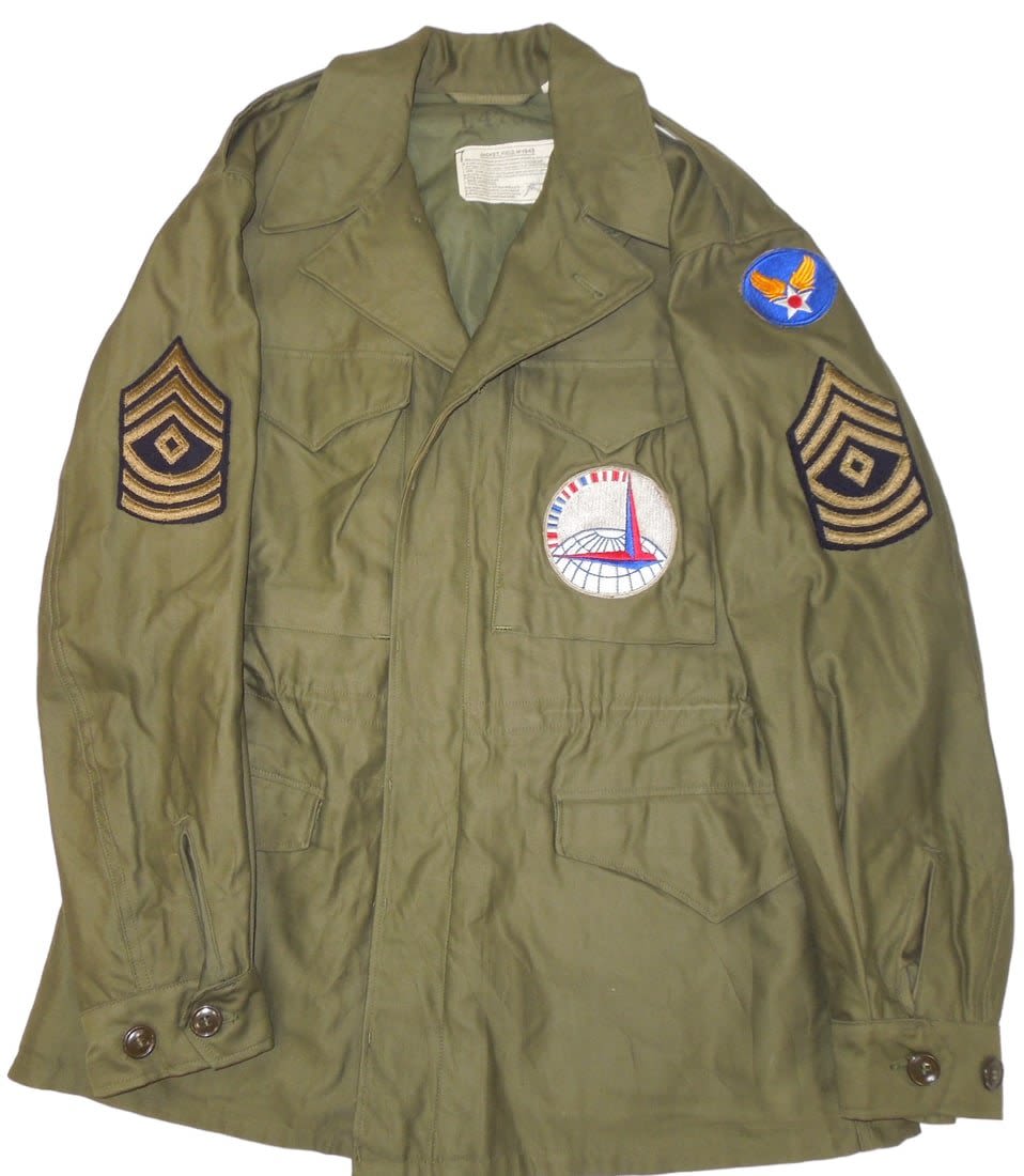 Lot 166: Excellent Condition WWII US Air Transport Command M43 Field Jacket