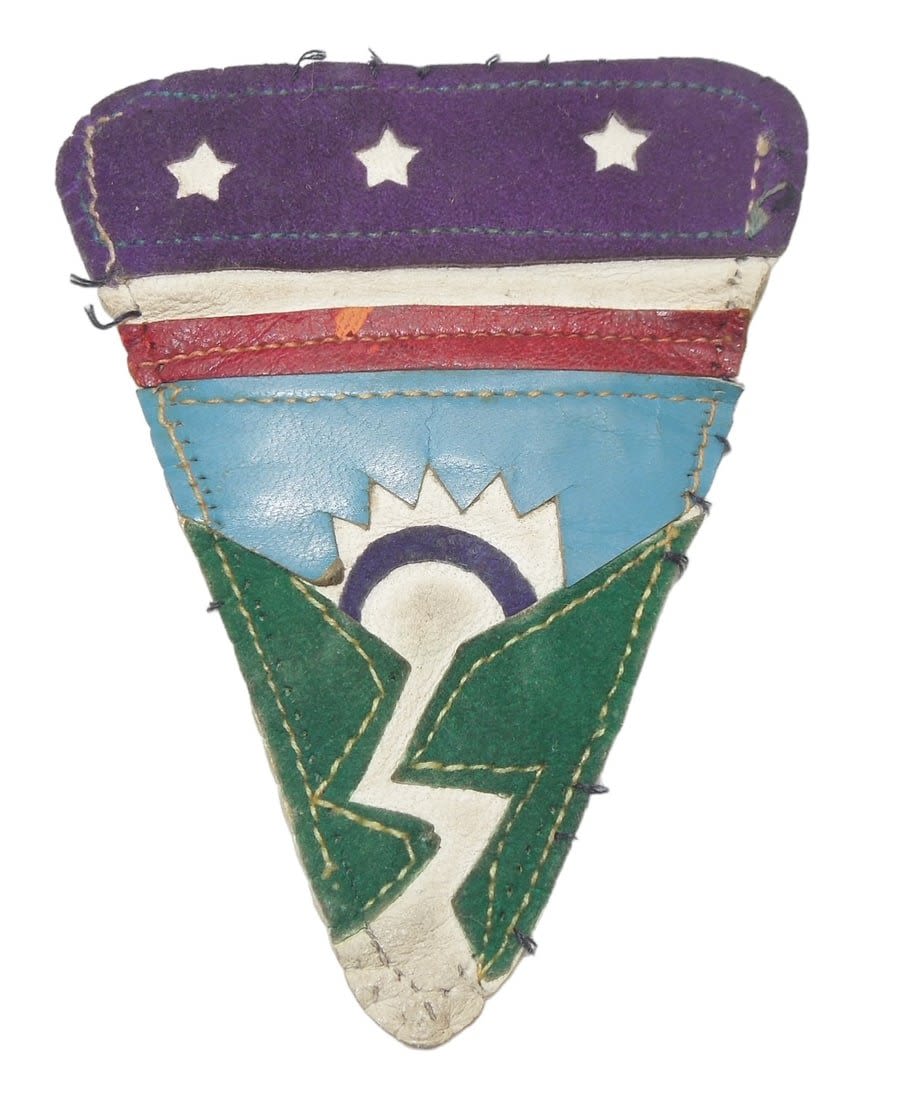 Lot 207: WWII Leather US Army Ledo Road Patch