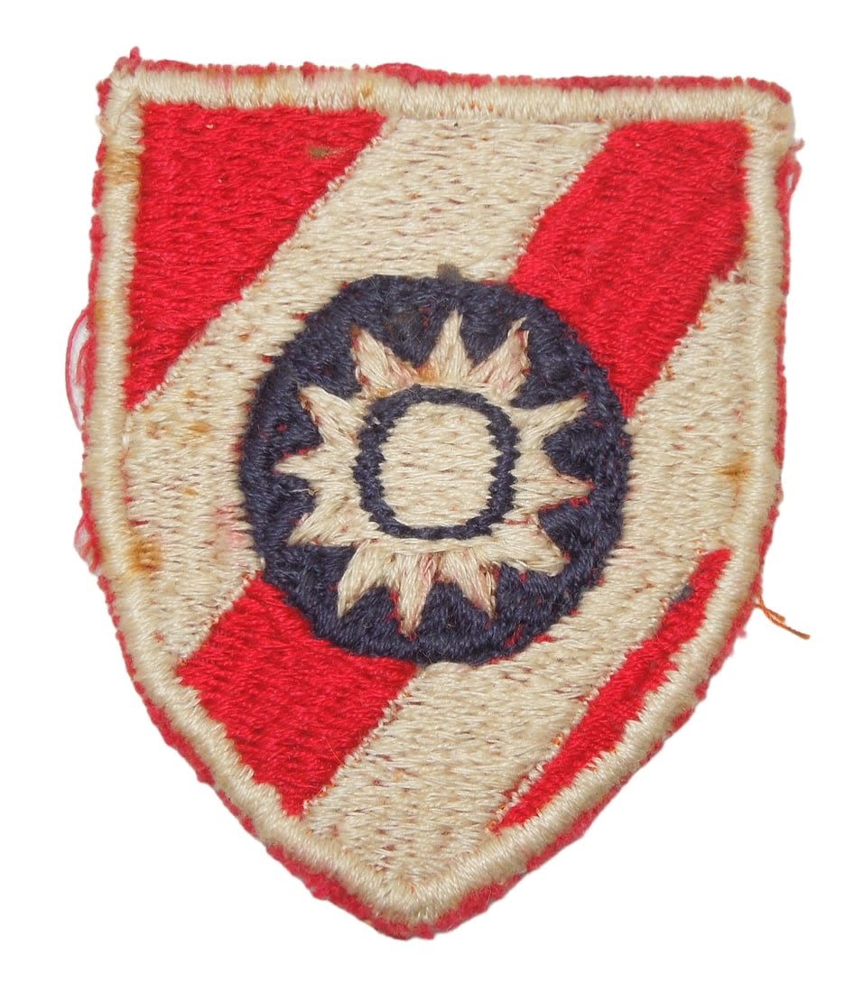 Lot 215: WWII US Army China Combat Command Chinese Theater Made Patch