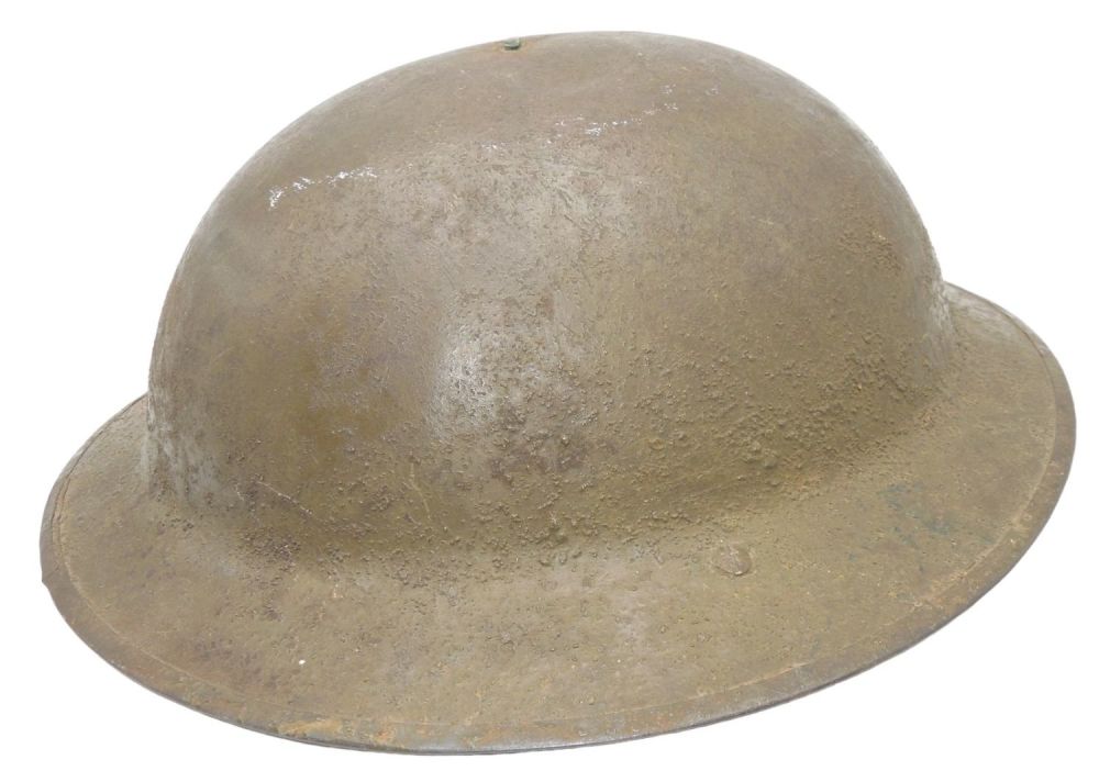 Lot 232: WWI US Army Doughboy Helmet & Liner