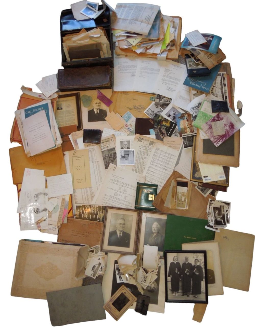 Lot 241: Huge 1900s Family Paper Photo Documents Archive From New York