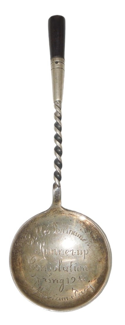 Lot 263: 1940 US Army Philippine Department Fort Stotsenburg Tournament Engraved Spoon
