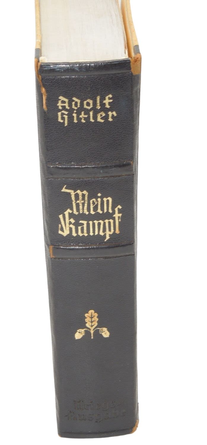 Lot 382: 1940 Kriegsmarine Edition Adolf Hitler Mein Kampf Book