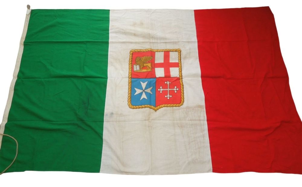 Lot 456: 1950 Flag of Italy From SS Vulcania With Letter