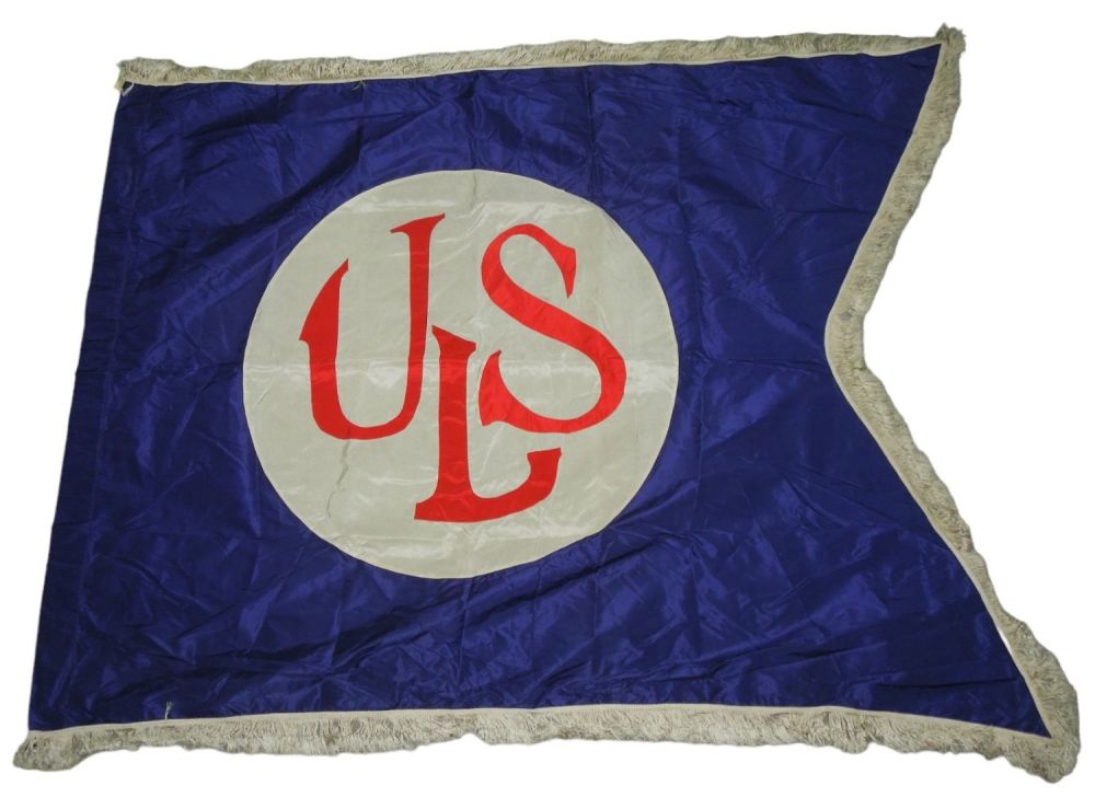 Lot 481: 1920s United States Lines USL Shipping Board Flag