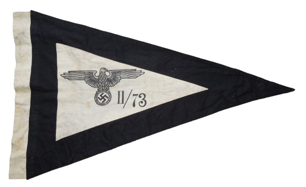 Lot 509: Reproduction German WWII 73rd Regiment Flag Banner