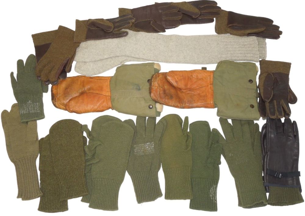 Lot 588: WWII - Cold War Era US Military Uniform & Cold Weather Gloves
