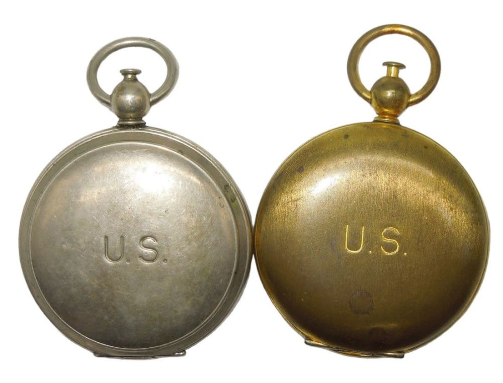 Lot 683: WWII US Army Engineer Pocket Compasses Wittnauer Lot of (2)
