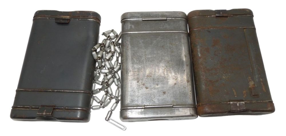 Lot 697: Lot (3) WWII German Wehrmacht K98 Rifle Cleaning Kits