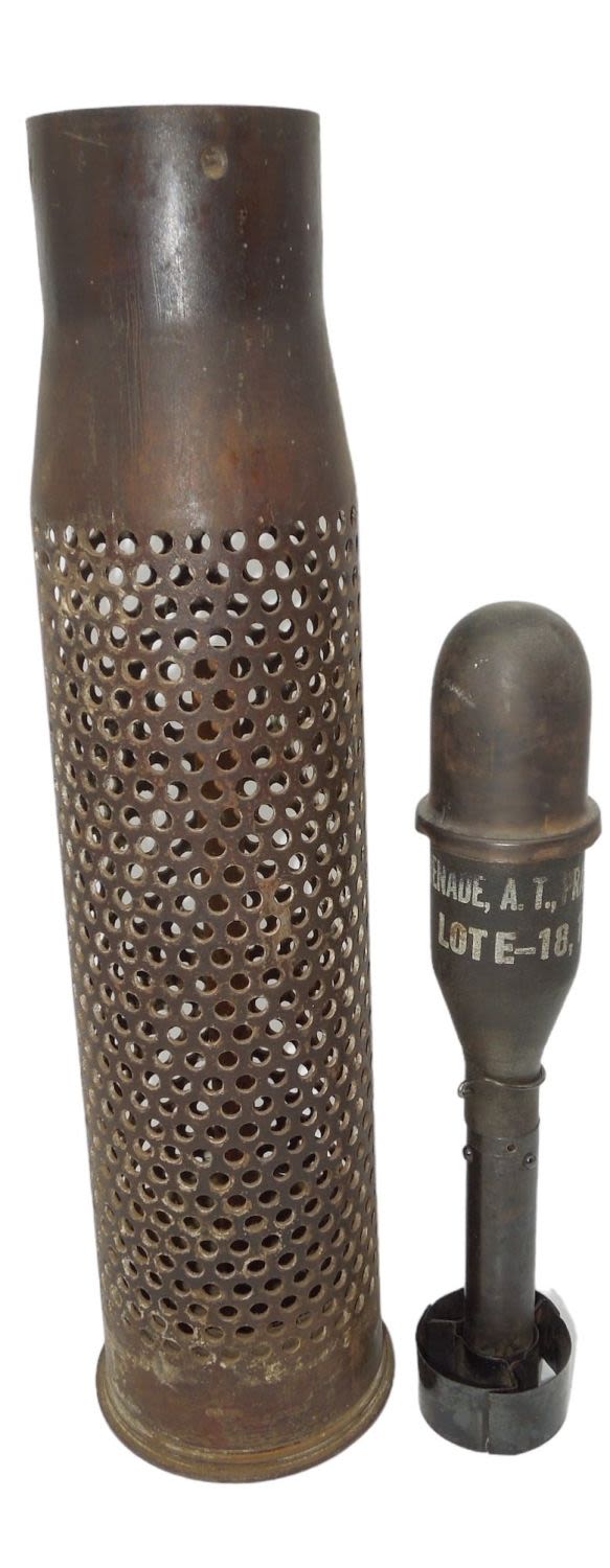 Lot 720: WWII Inert Rifle Grenade & Korean War Recoiless Rifle Shell