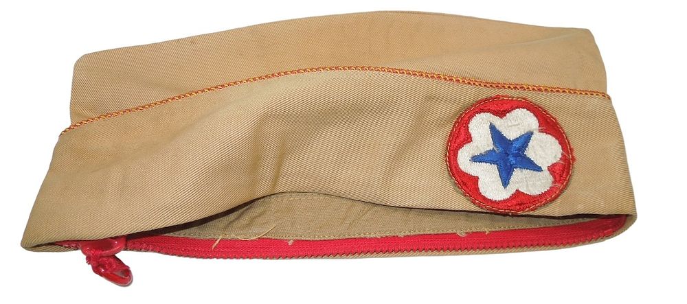 Lot 160A: WWII Sweetheart Home Front Garrison Cap Made Into Purse
