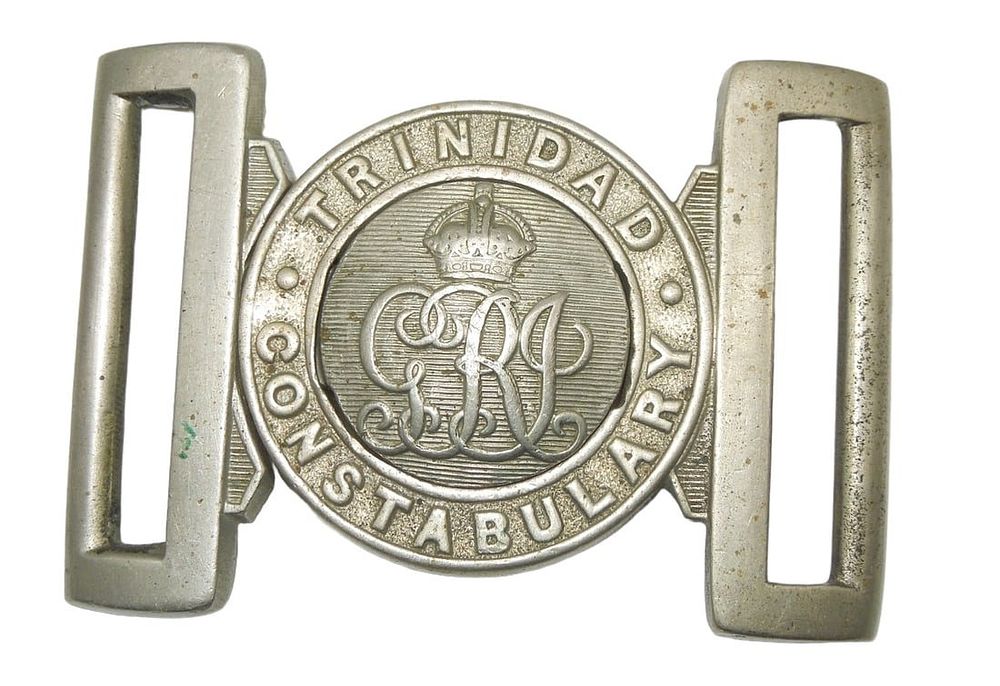 Lot 179: WWII Era Trinidad Constabulary Belt Buckle