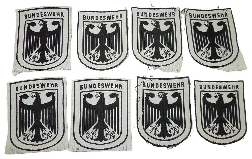 Lot 365: Lot (8) German Bundeswehr Army BeVo Patches