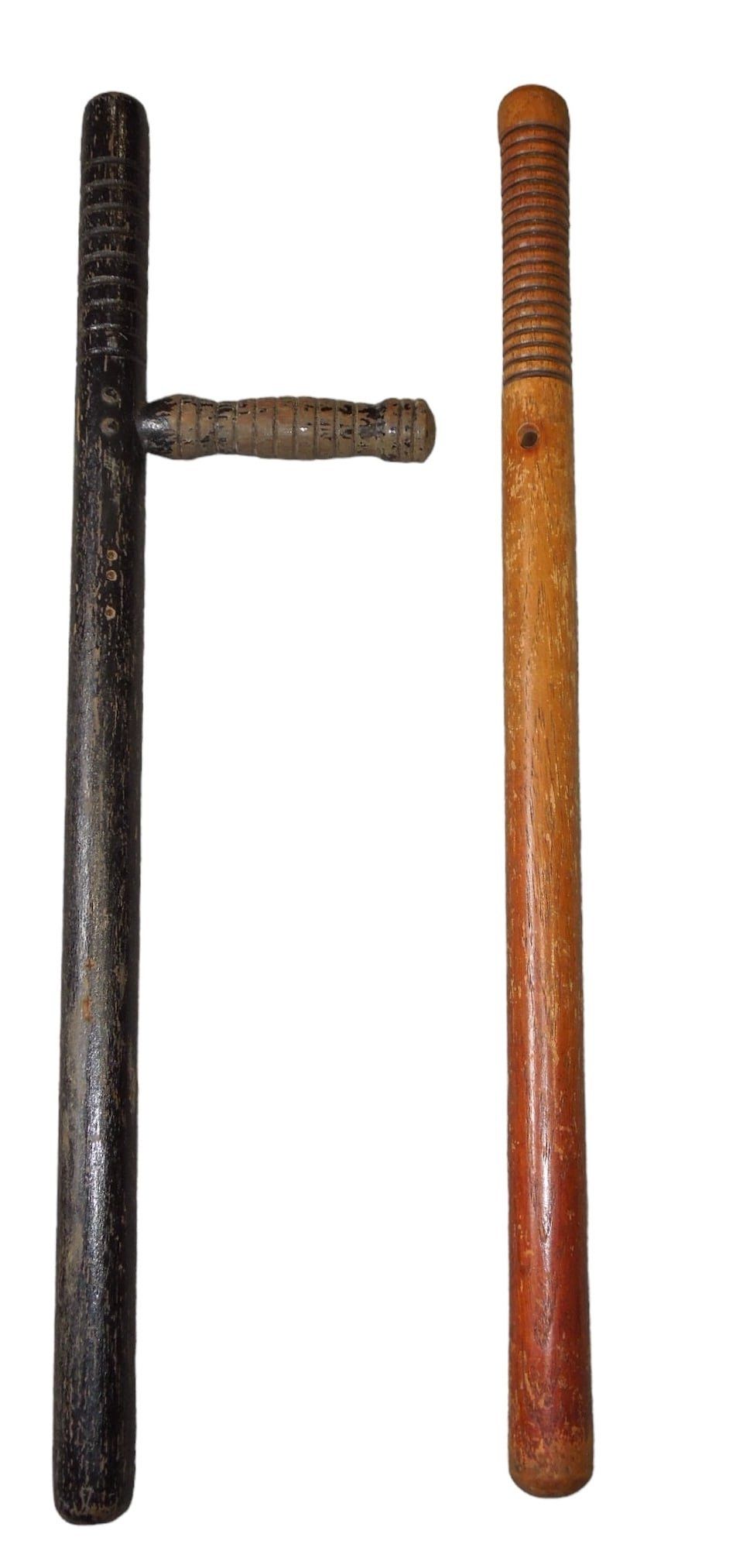 Lot 411: Lot (2) Vintage Police Law Enforcement Night Stick Billy Clubs