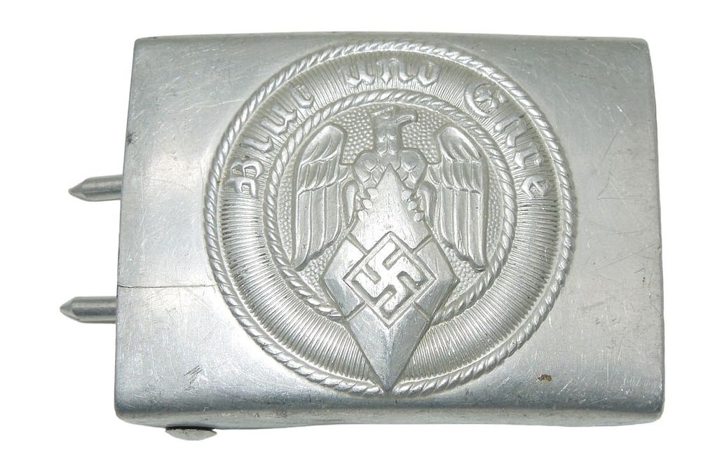 Lot 422: WWII German HJ Hitler Youth Marked Belt Buckle