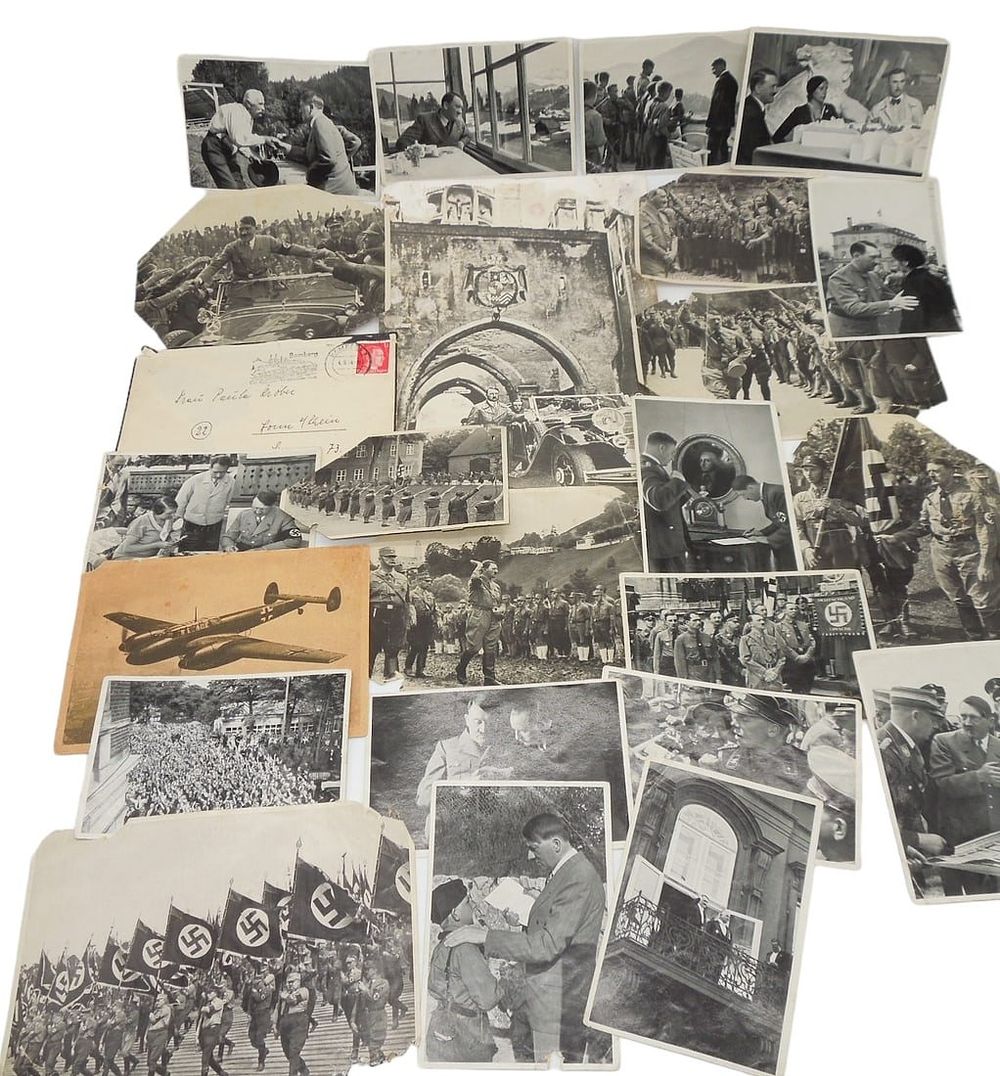 Lot 432: WWII Lot Hitler Cigarette Photo Cards