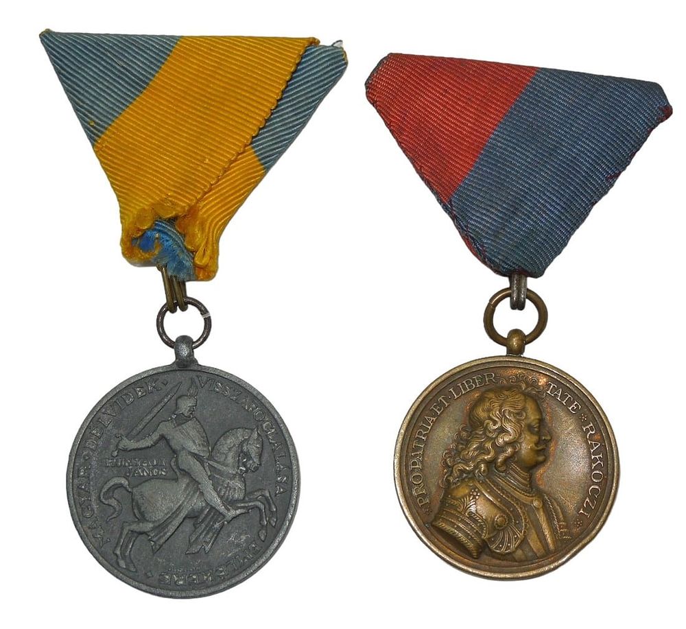 Lot 478: Lot (2) WWII Hungary Medals 1938 & 1941 Liberation