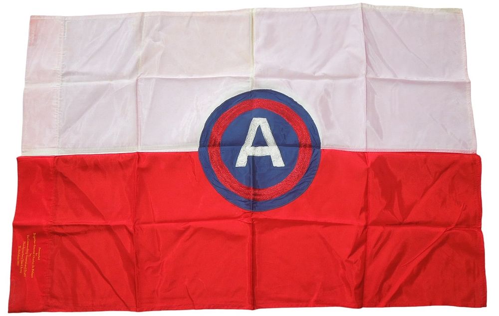 Lot 503: 1947 US Third Army Named General Officer Flag Banner