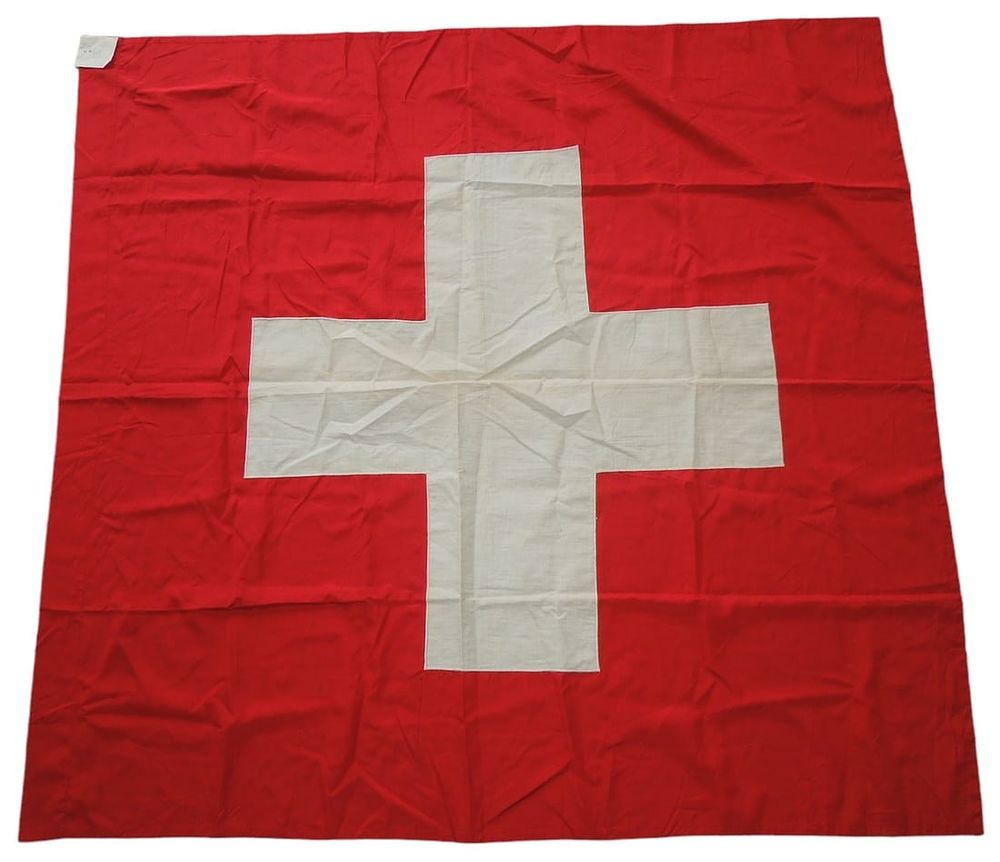 Lot 506: WWII Era National Flag of Switzerland